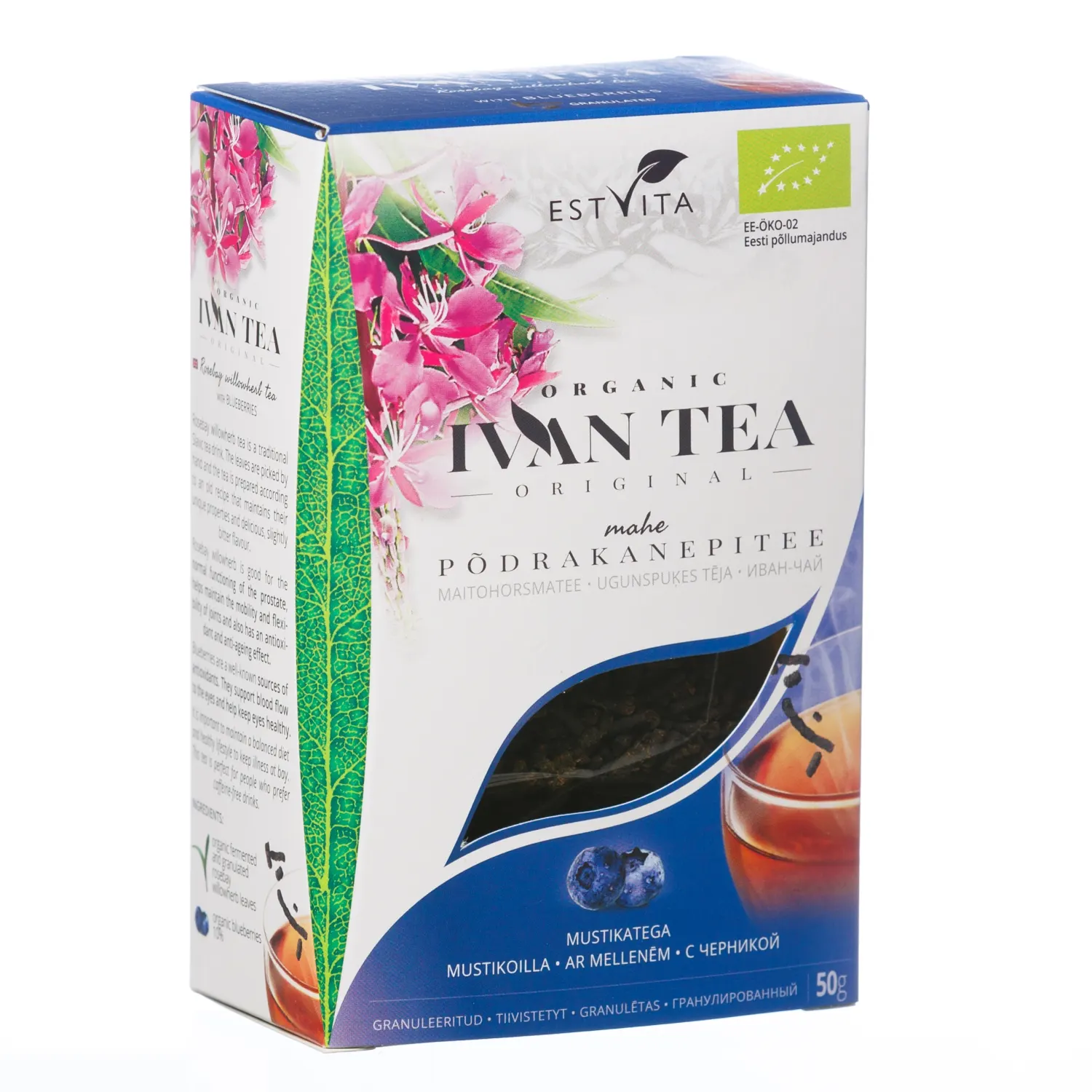 Põdrakanepi tee mustikaga Estvita 50g