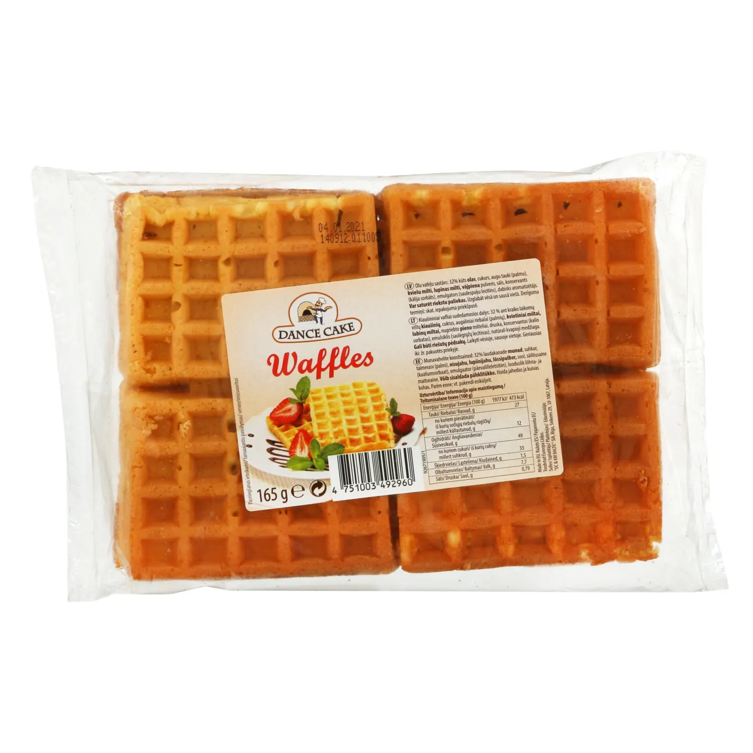 Vafeles Dance Cake 165g
