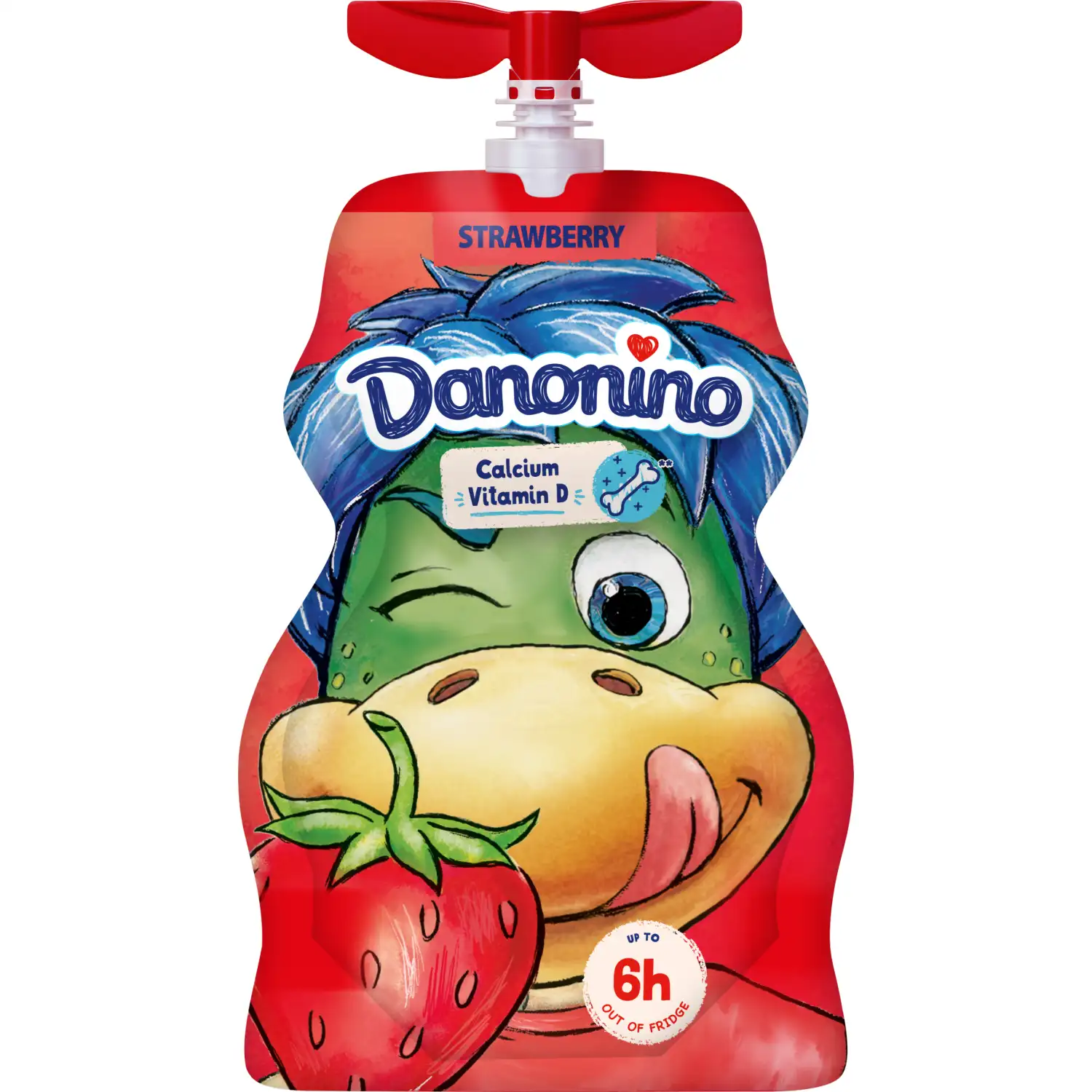 Jogurts Danonino ar zemeņu garšu 70g