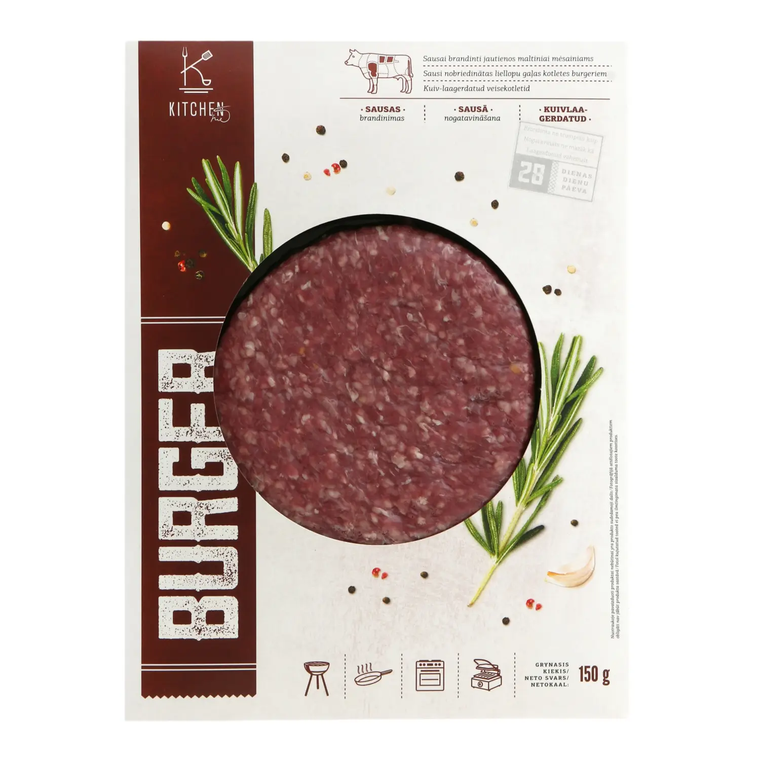 Sausai brandinti jautienos maltiniai,150g