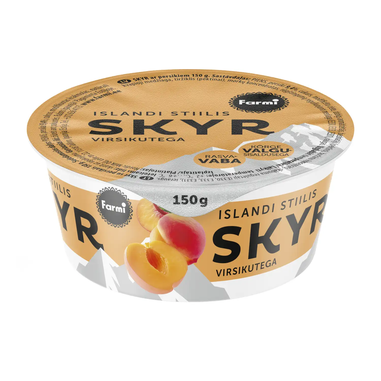 Jogurts Farmi skyr persiku 150g