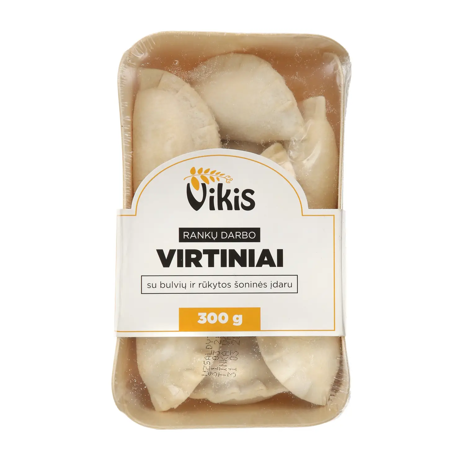 Virtiniai su bulv.,rūk. šonin.įd. VIKIS, 300g