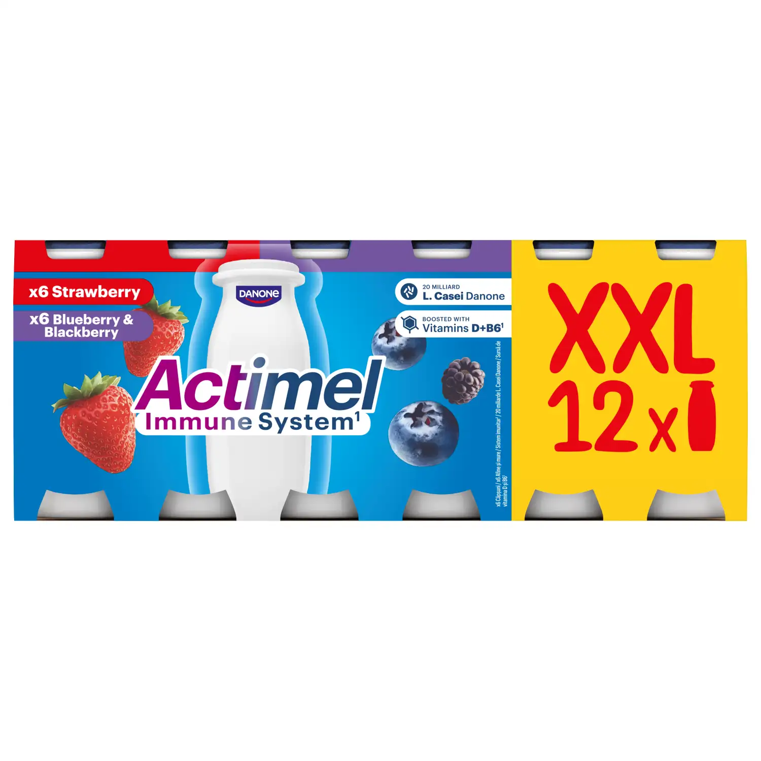 Įv. sk. jogurt. gėrimas ACTIMEL, 1,5%,12x100g