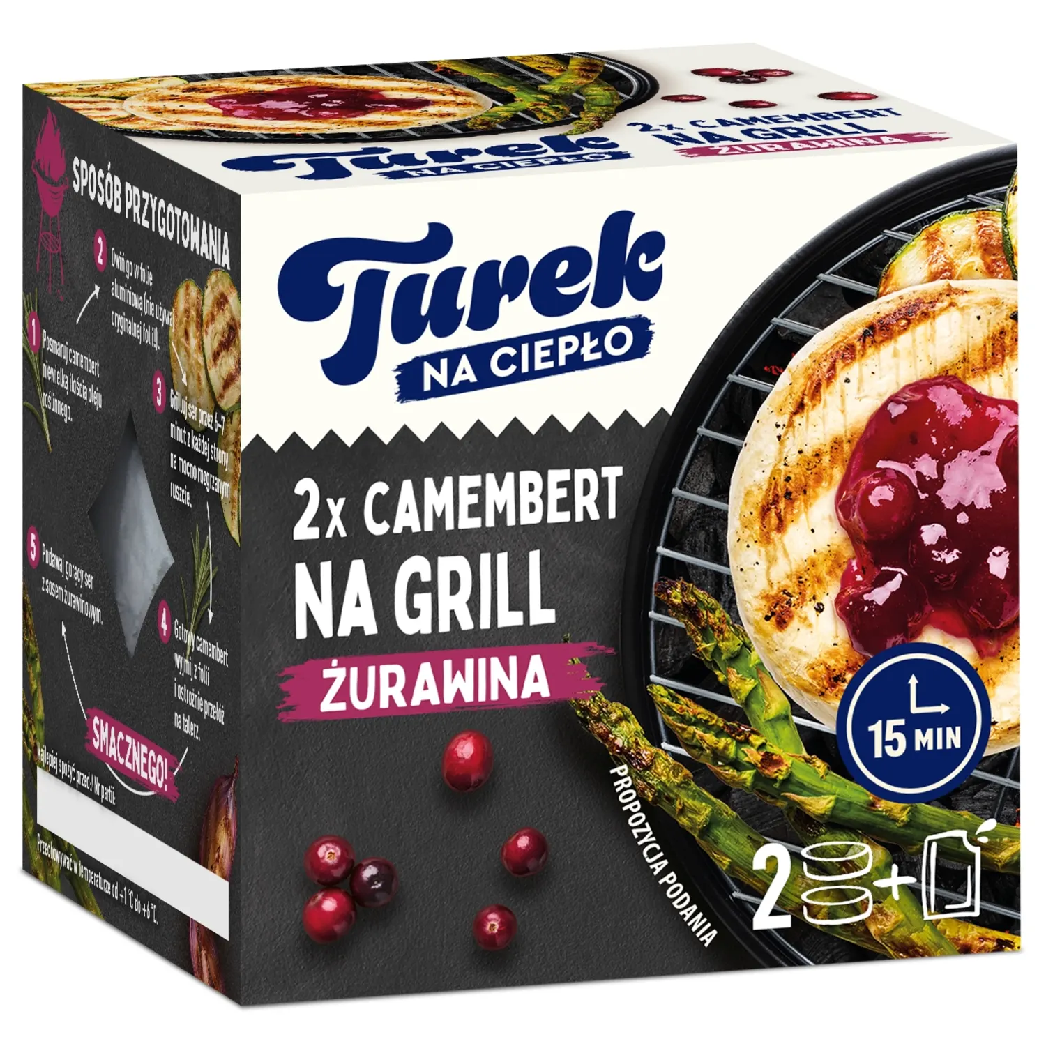 Siers cepšanai Turek ar dzērvenēm 230g