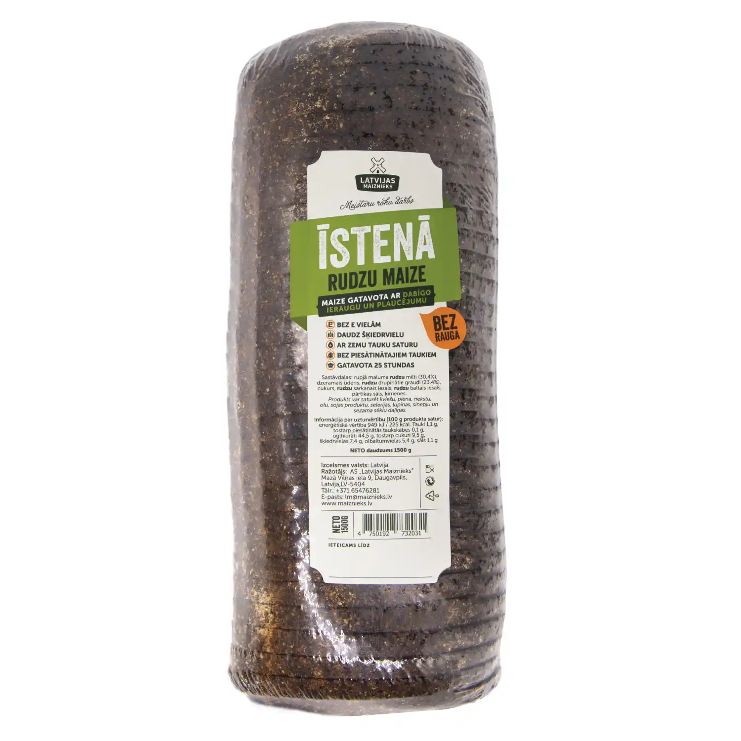 Rudzu maize Īstenā 1,5 kg