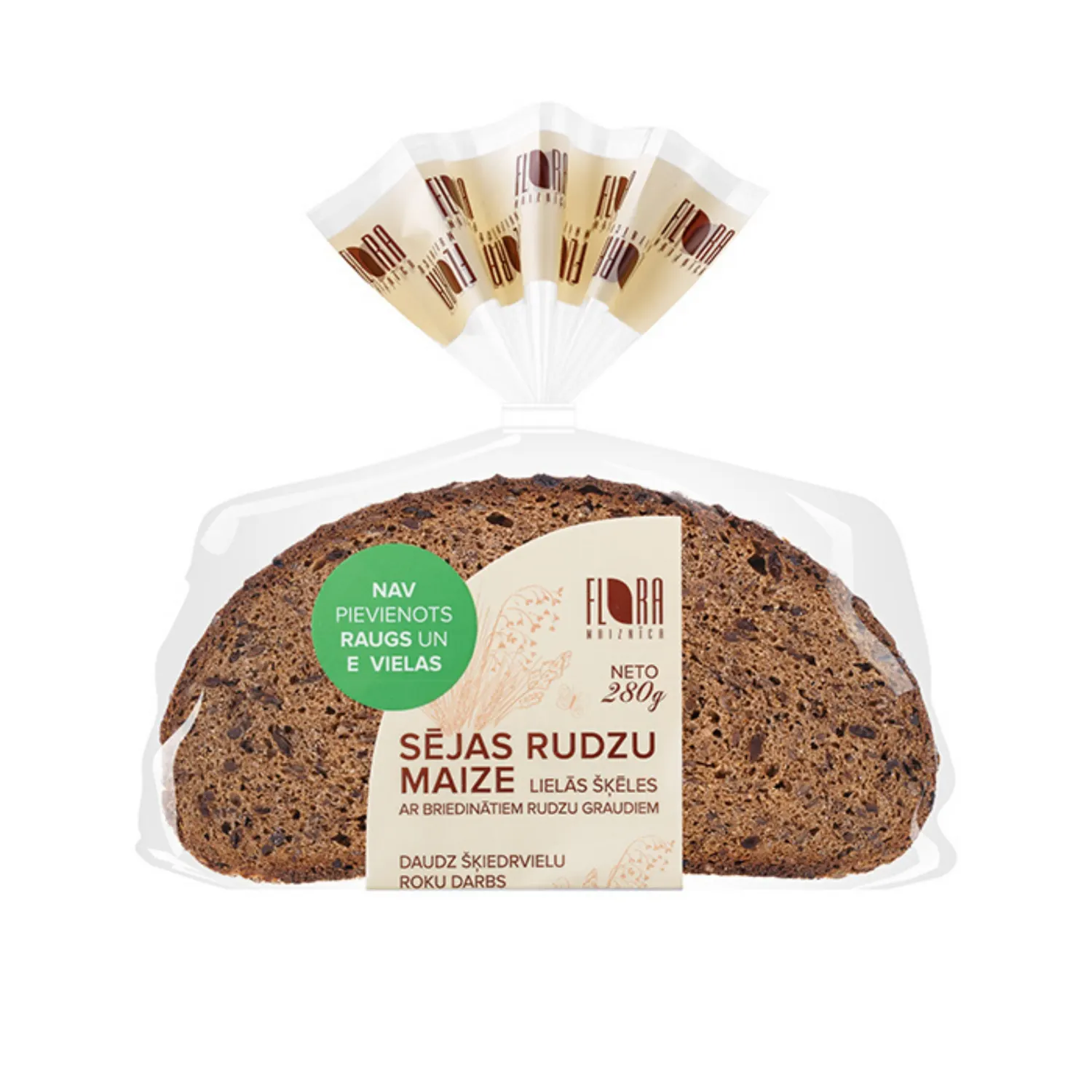 Rudzu maize Sējas ar graudiem liel. šķ. 280g