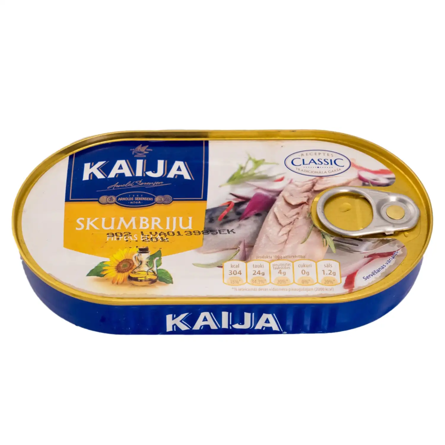 Skumbrės filė aliejuje KAIJA, 170 g