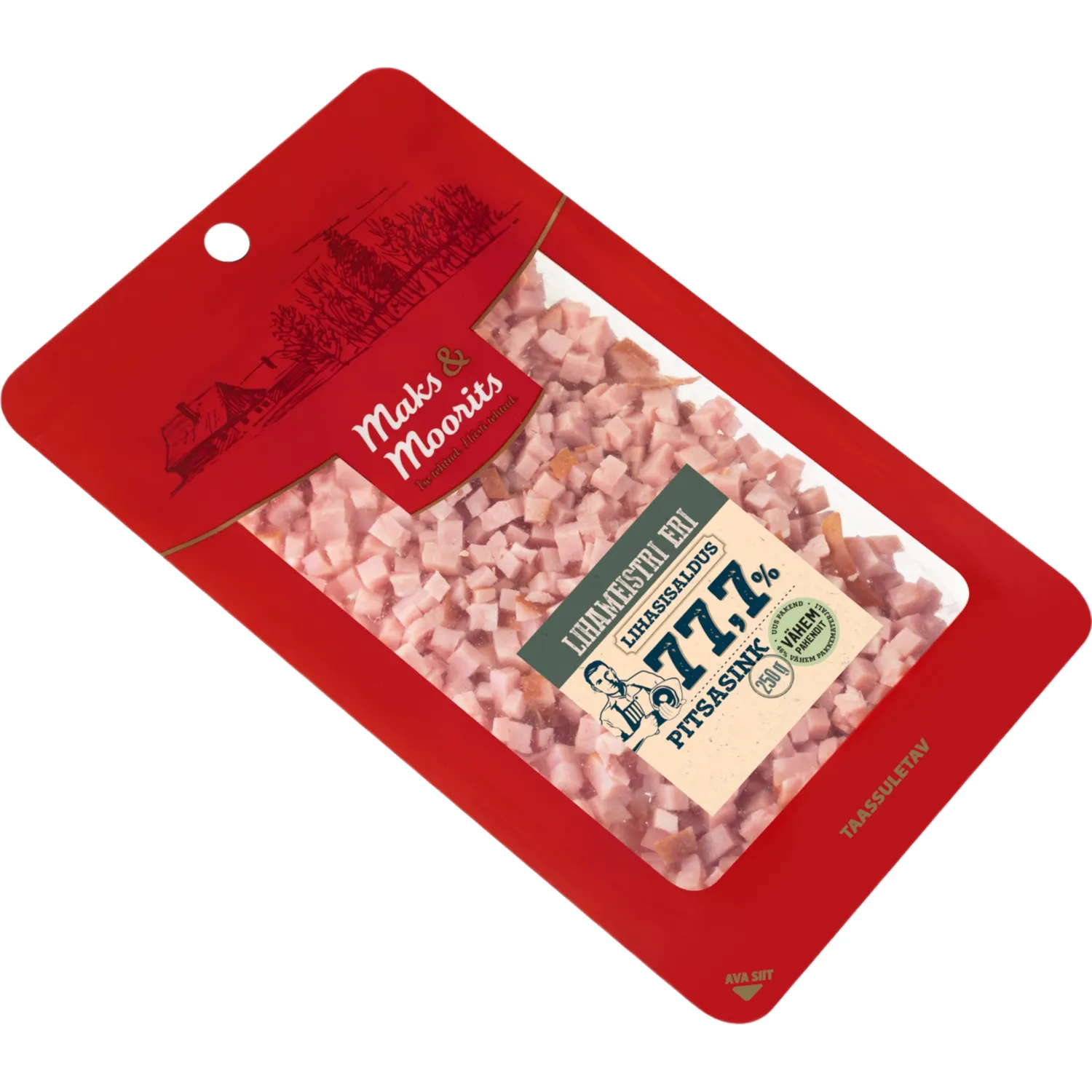Pitsasink 77,7% M&M 250g