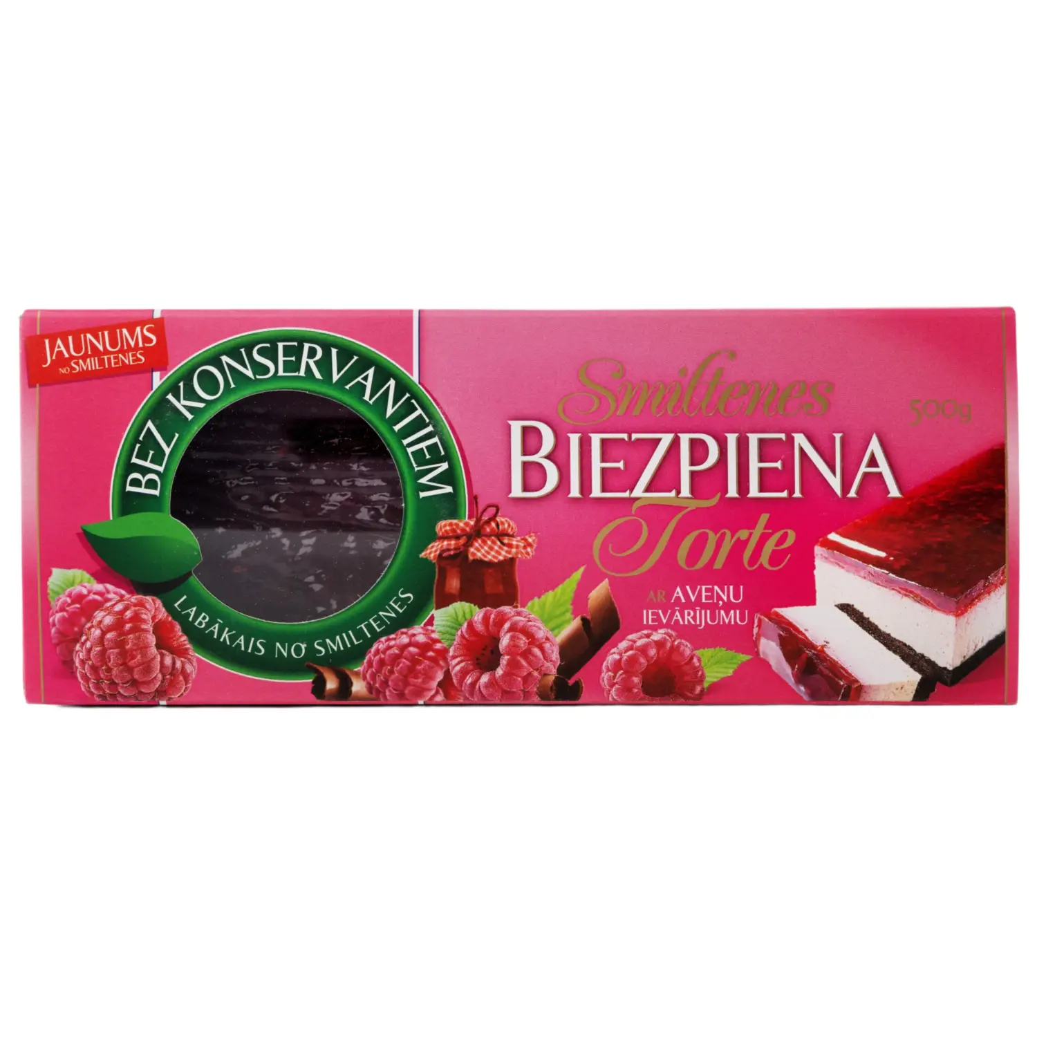 Biezpiena torte ar avenēm 500g