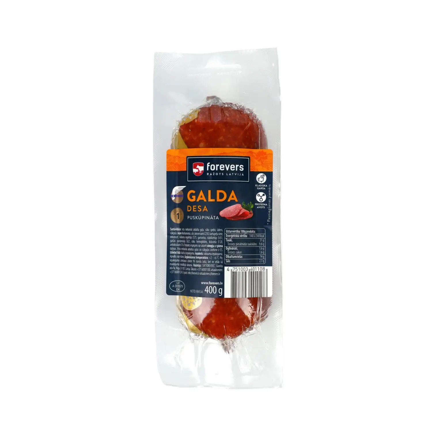 Desa Galda puskūpināta 400g