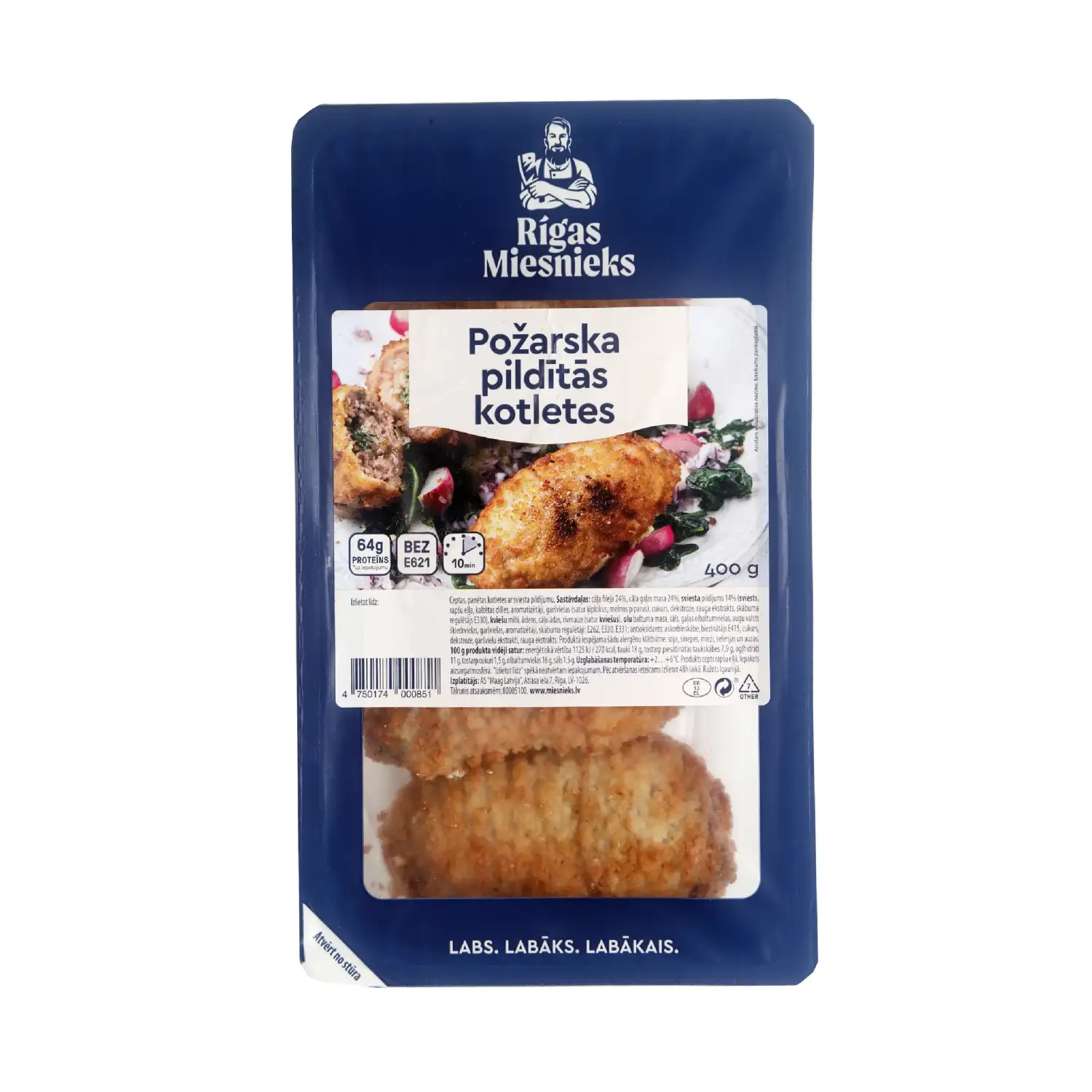 Kotlete požarska pildīta 400g