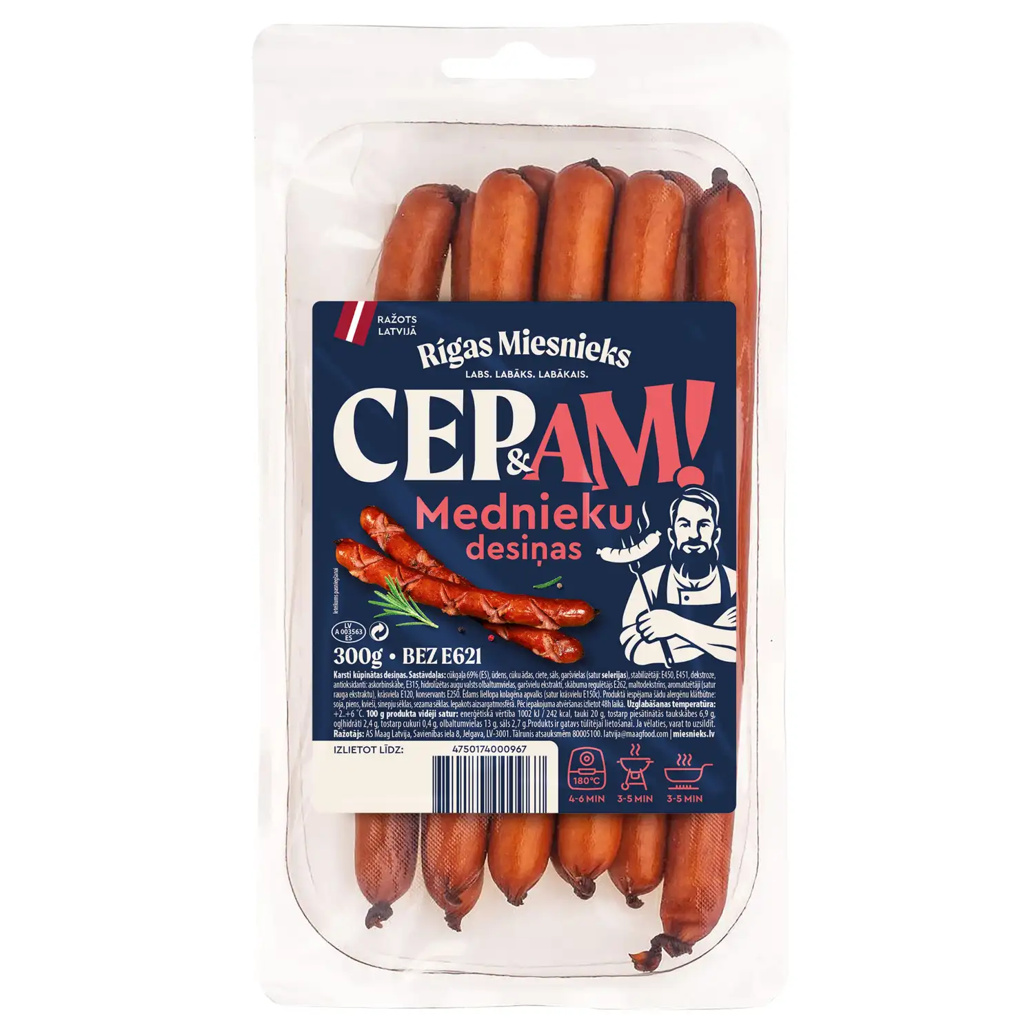 Desiņas Rīgas miesnieks mednieku 300g