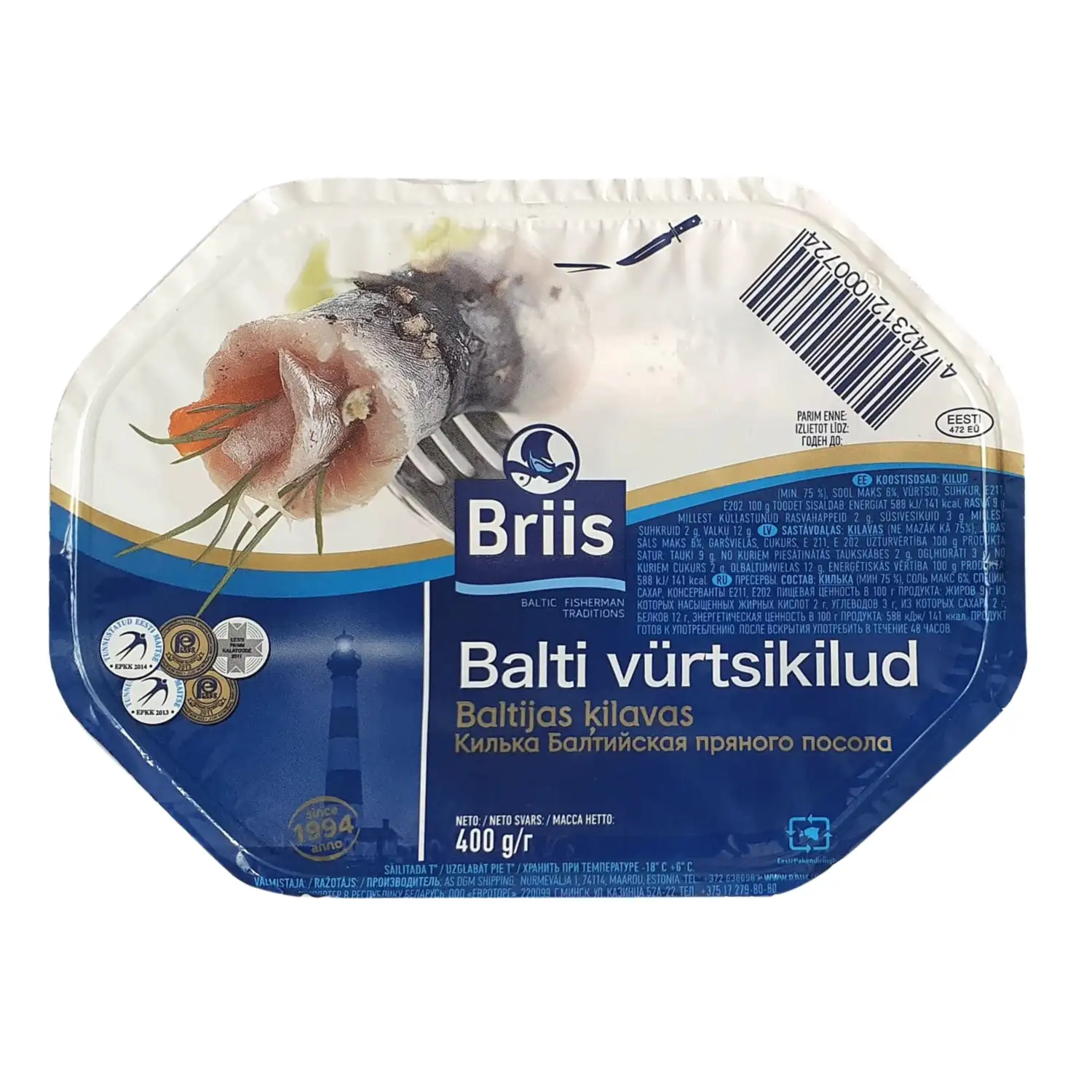 Balti vürtsikilud Briis 400g/300g