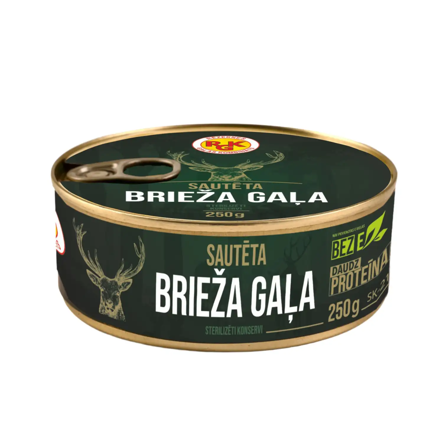 Sautēta brieža gaļa RGK 250g