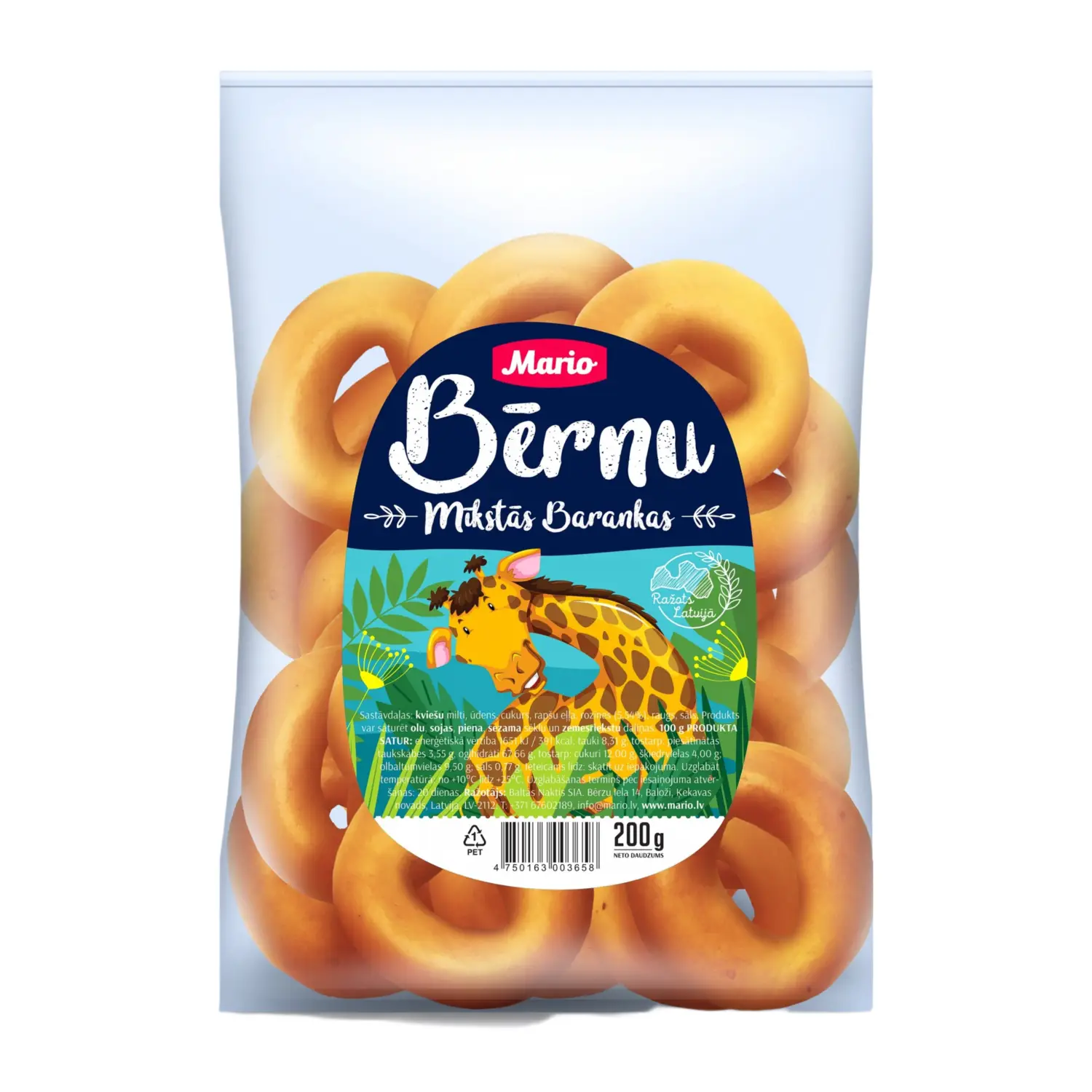 Mīkstās barankas Bērnu 200g