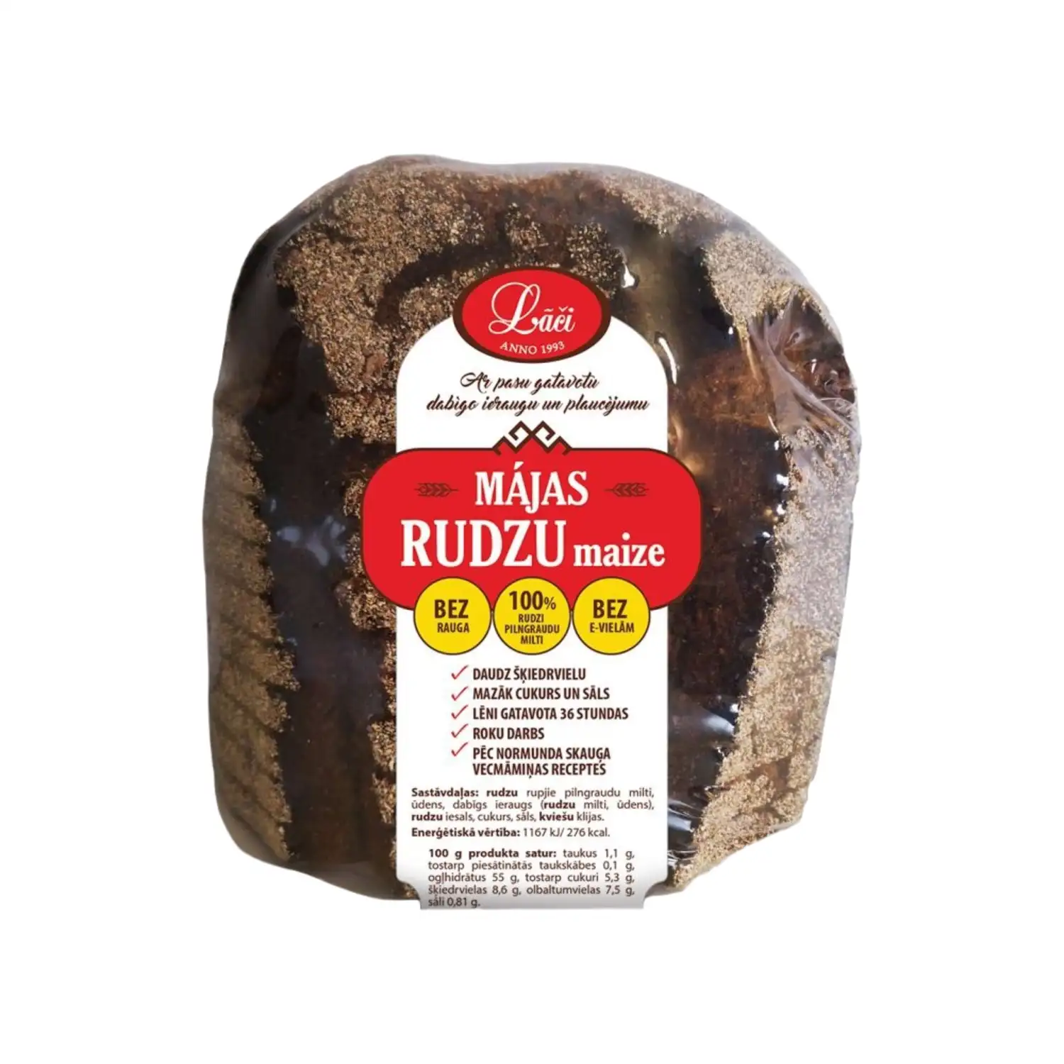 Rudzu maize Lāči Mājas 700g