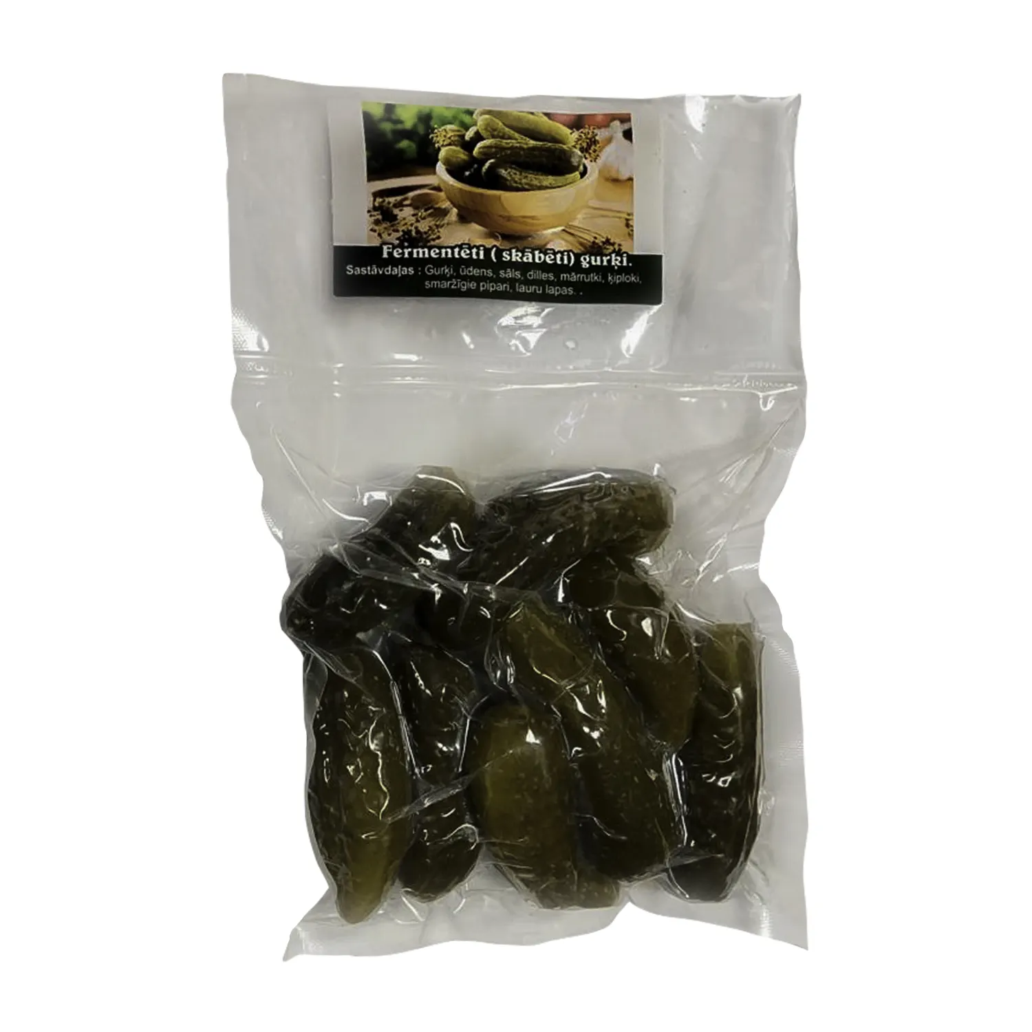 Gurķi skābēti (fermentēti) 300g