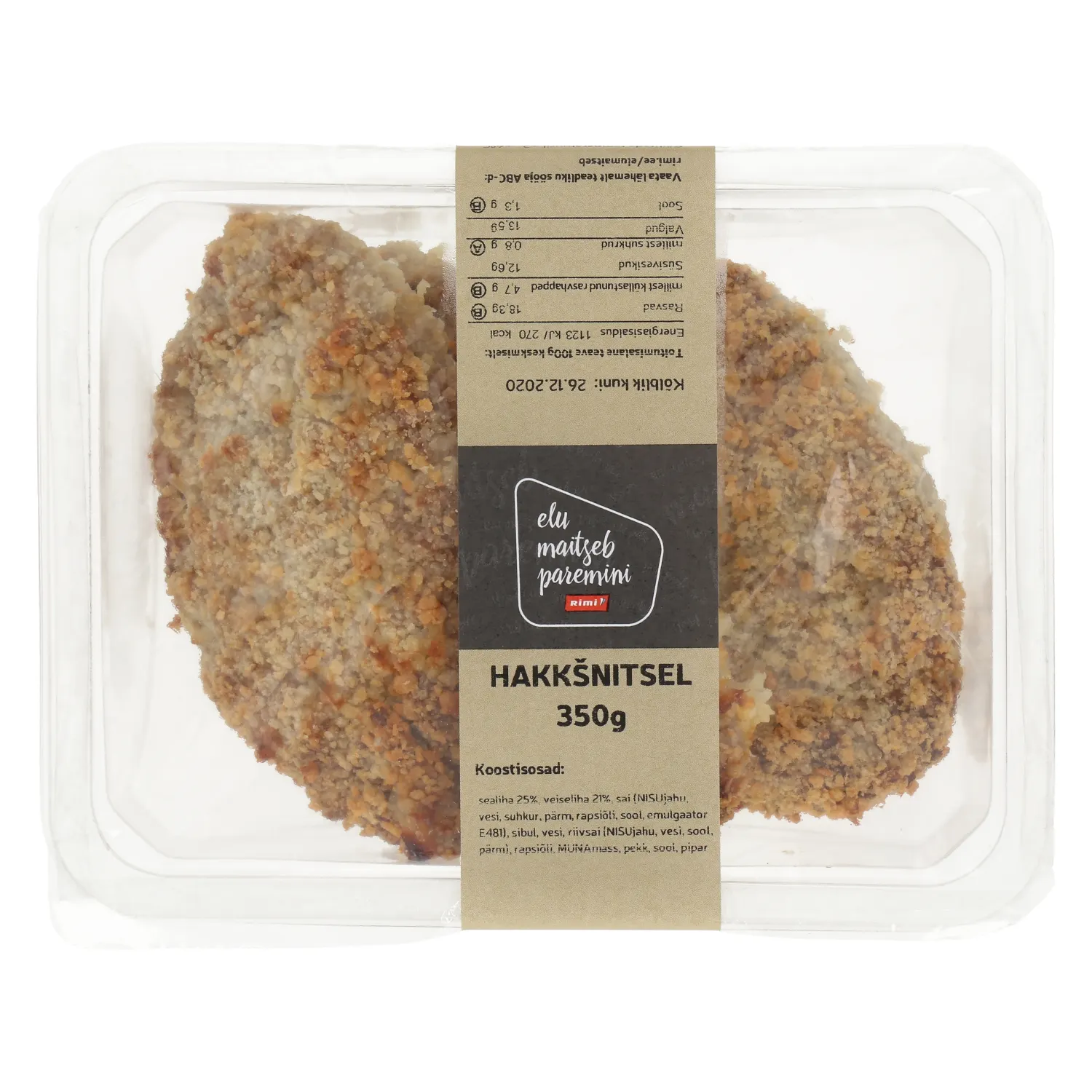 Hakkšnitsel 350g