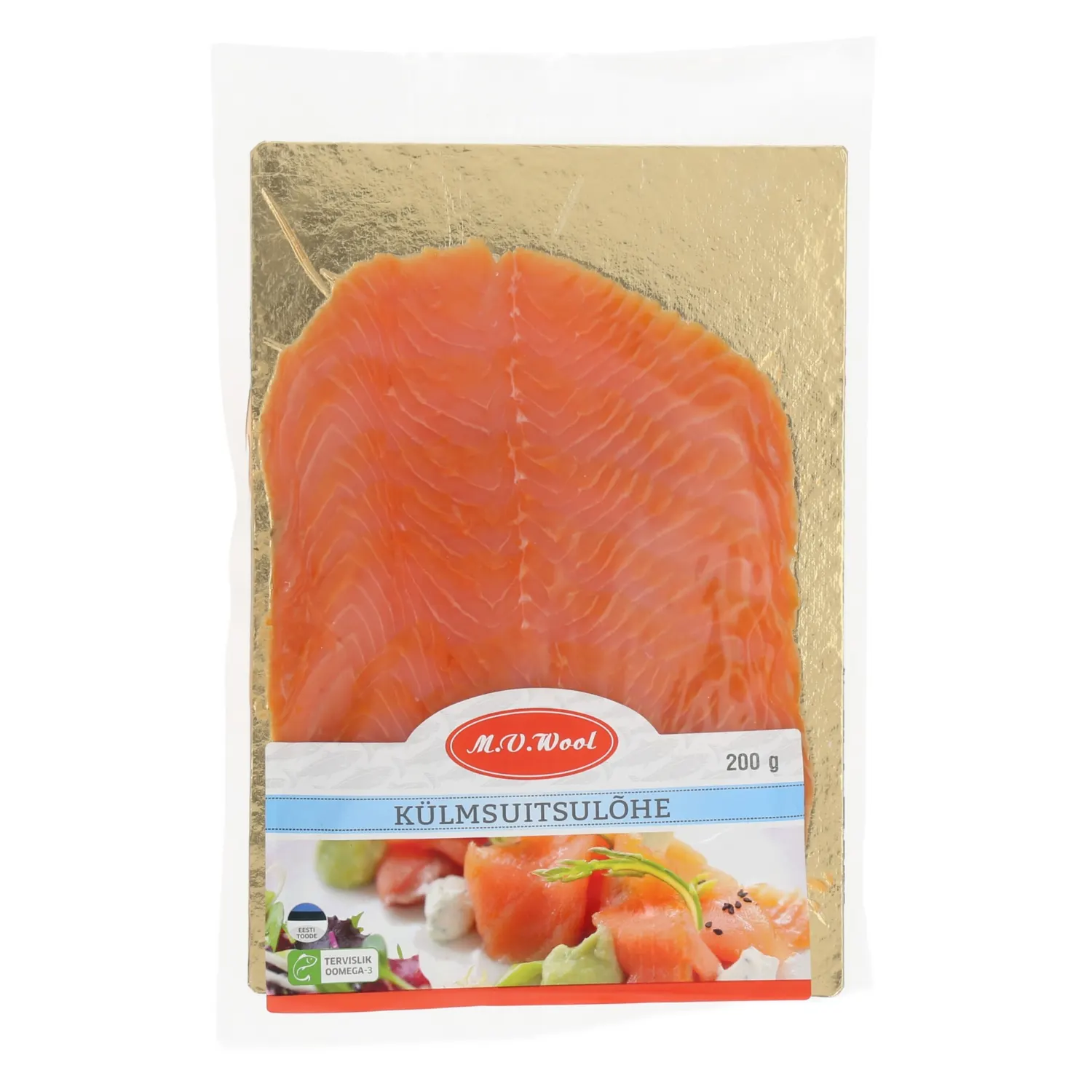 Külmsuitsulõhe viilutatud M.V.Wool 200g