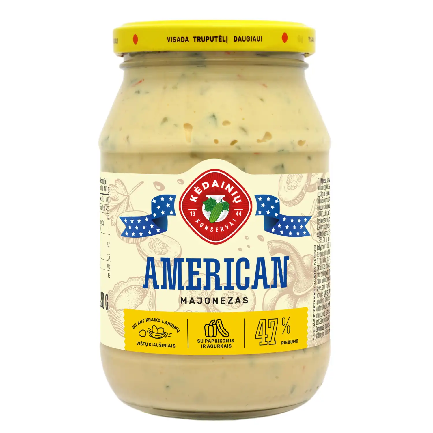 Majonezas KKF AMERIKIETIŠKAS, 47 %, 420 g