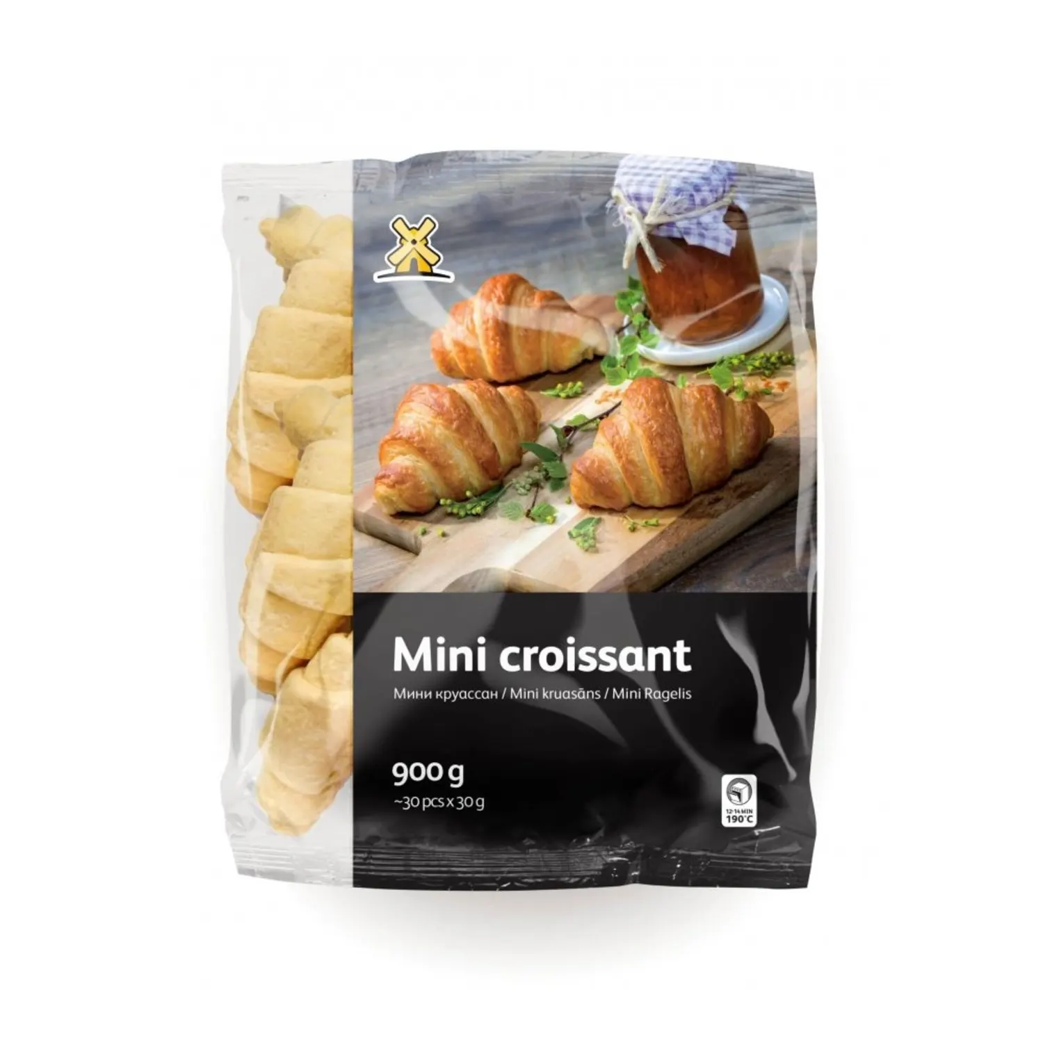 Mini kruasāni 900g 30 gab*30g