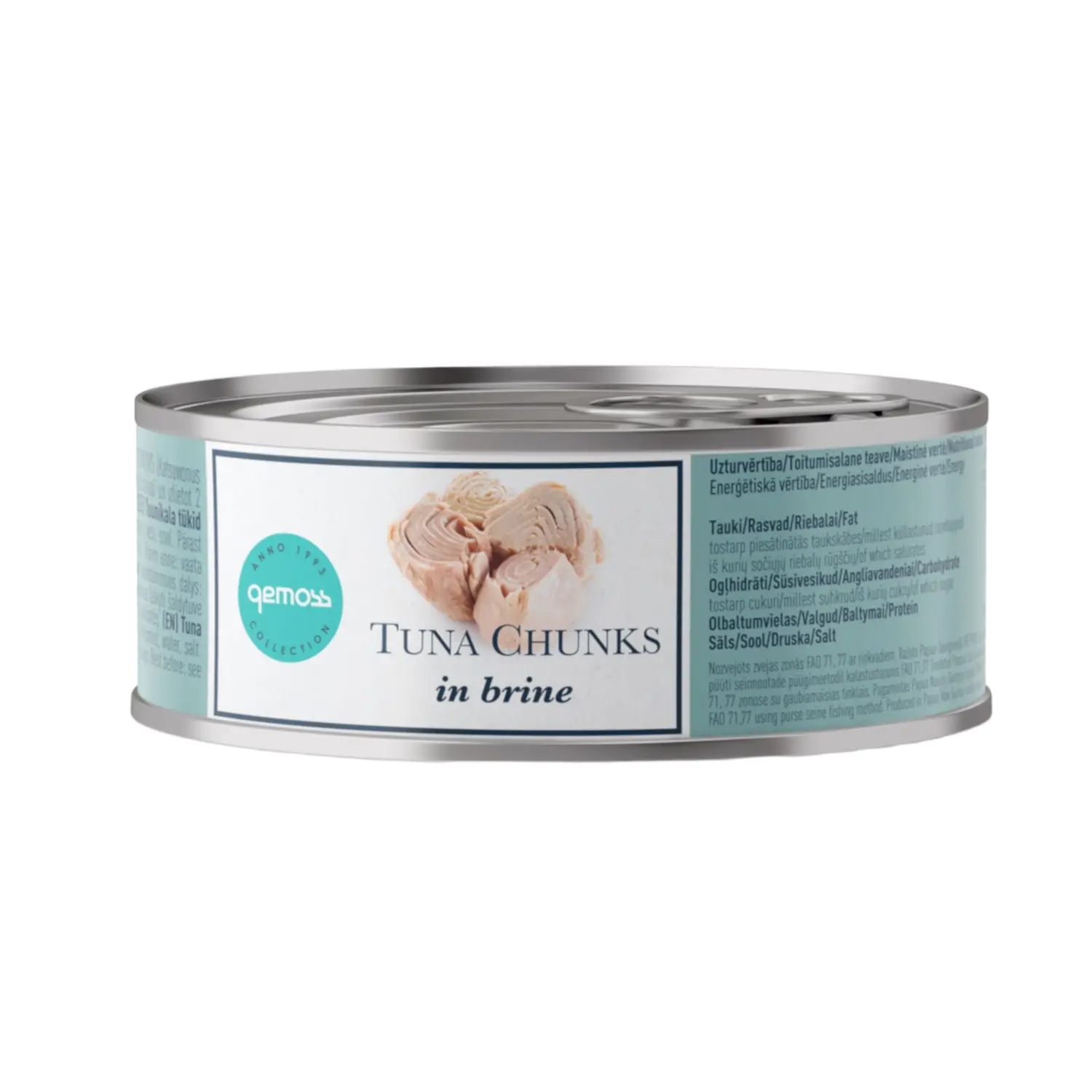 Tuunikala tükid soolvees Gemoss 185g/130g