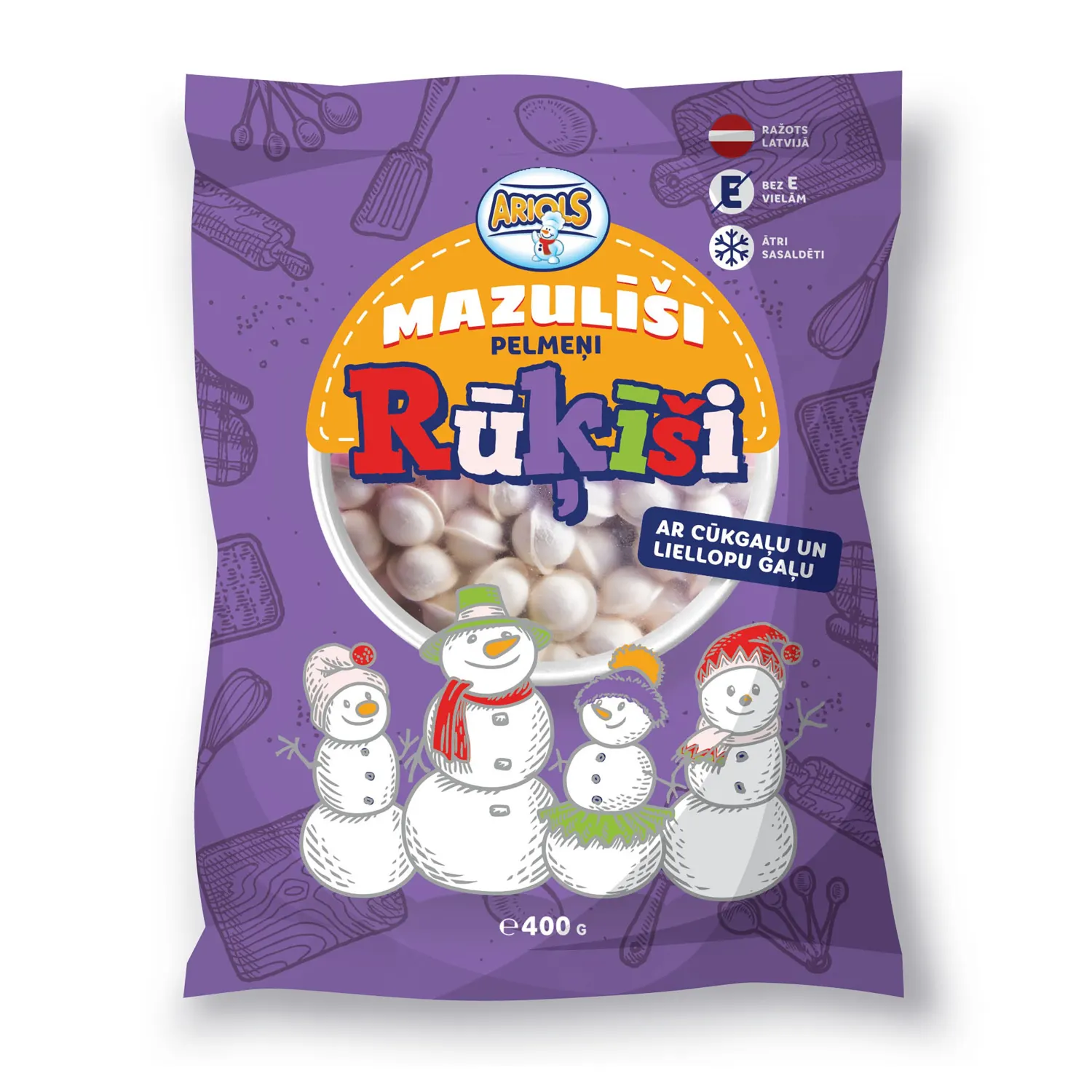 Pelmeņi Mazulīši Rūķīši 400g