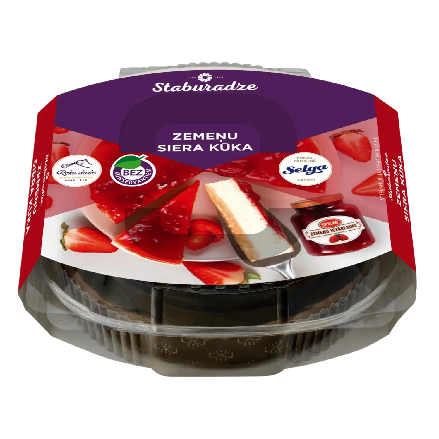 Siera kūka Staburadze zemeņu 700g