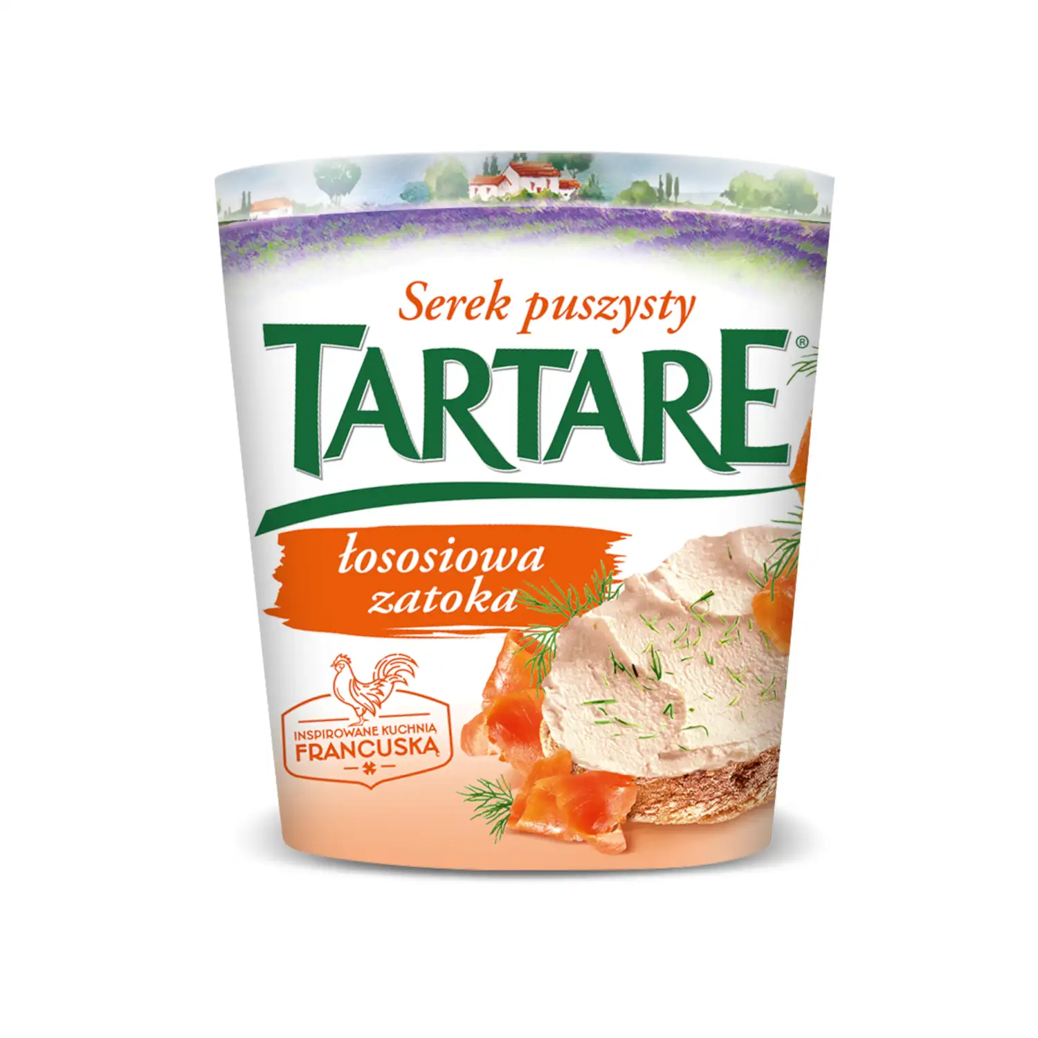 Varškės kremas su lašiša ir krap.TARTARE,140g