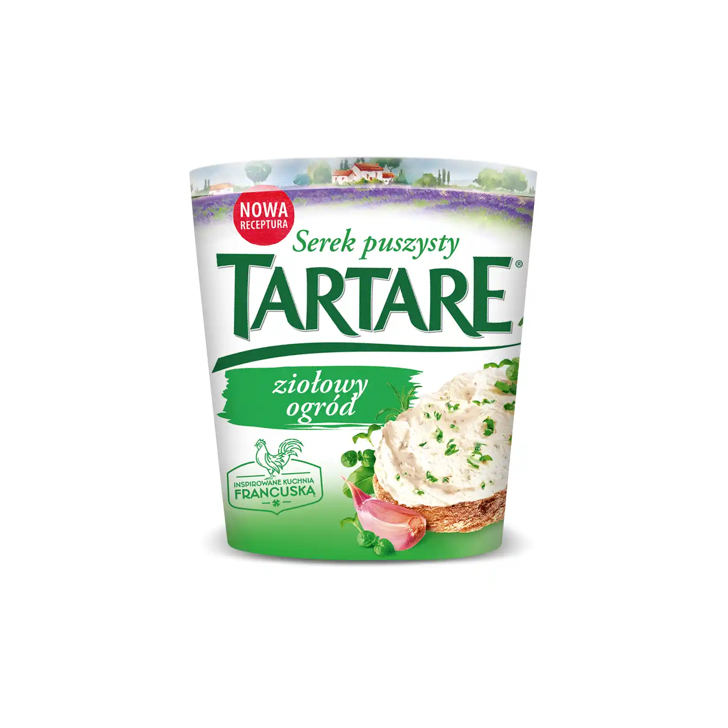 Varškės kremas su žolelėmis TARTARE, 140g
