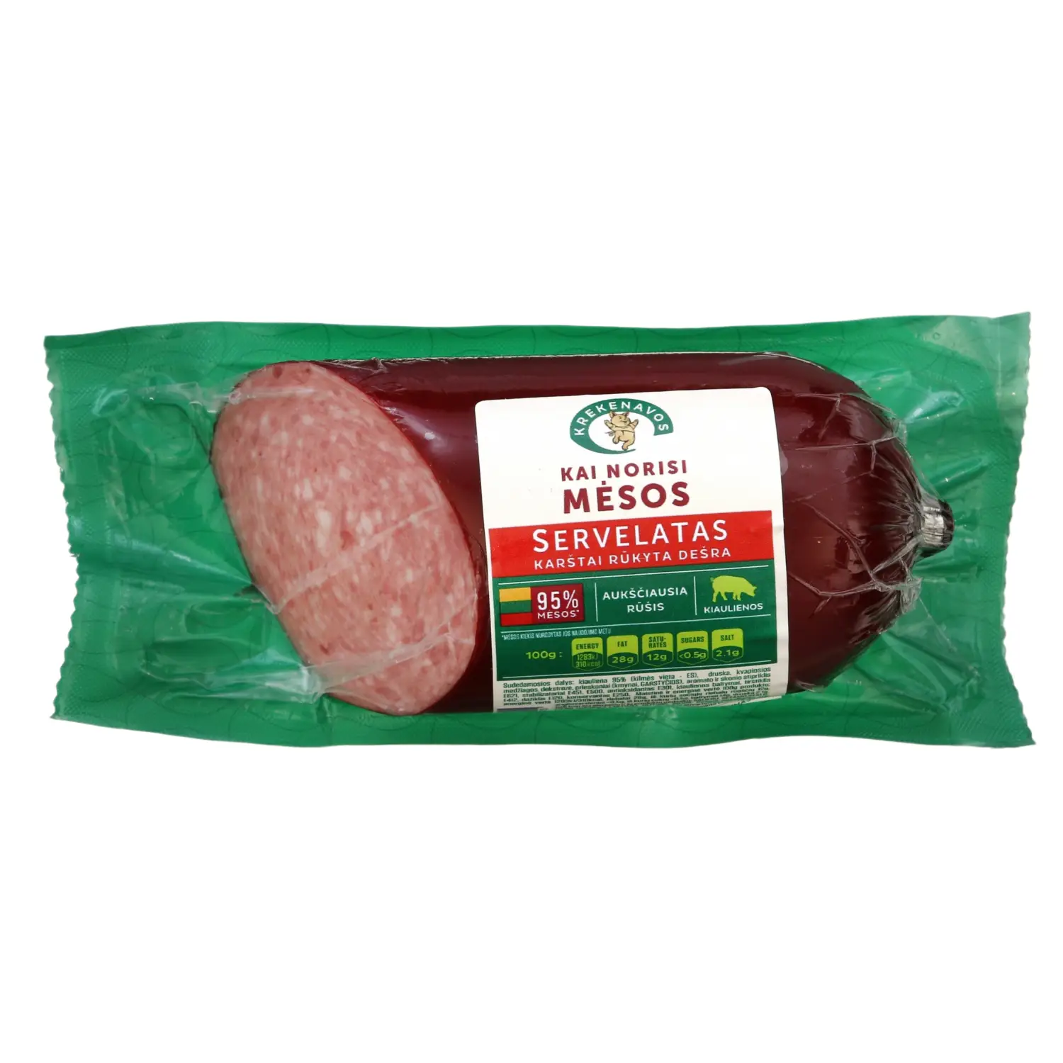 Servelatas su pjūviu KAI NORSI MĖSOS, 400 g