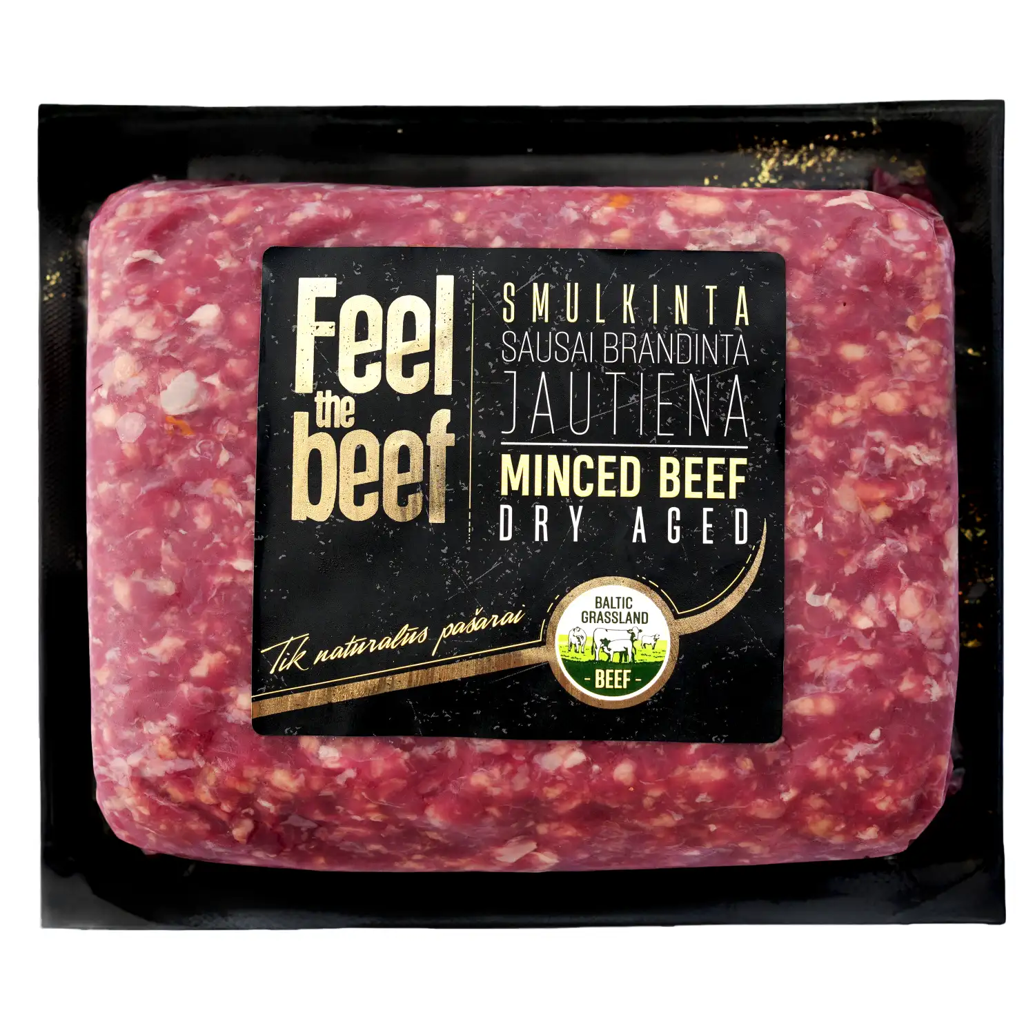 Sausai brandinta jautiena FEEL THE BEEF, 450g