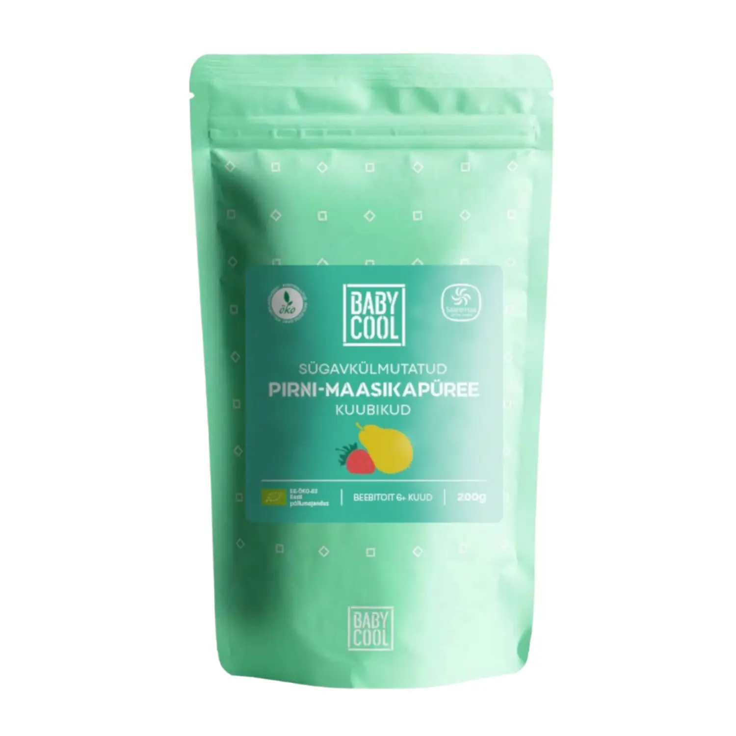 Mahe pirni-maasikapüree BabyCool 200g