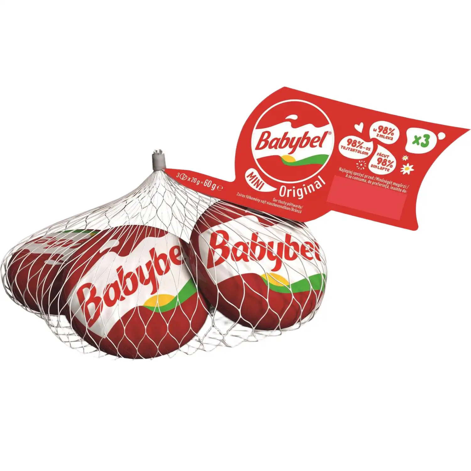 Juusturattakesed Babybel 60g