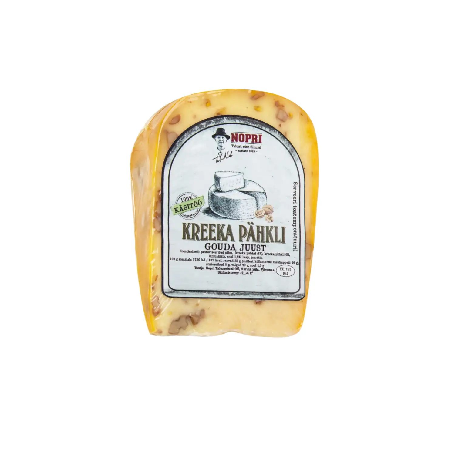 Juust Gouda kreekapähkli Nopri 250g