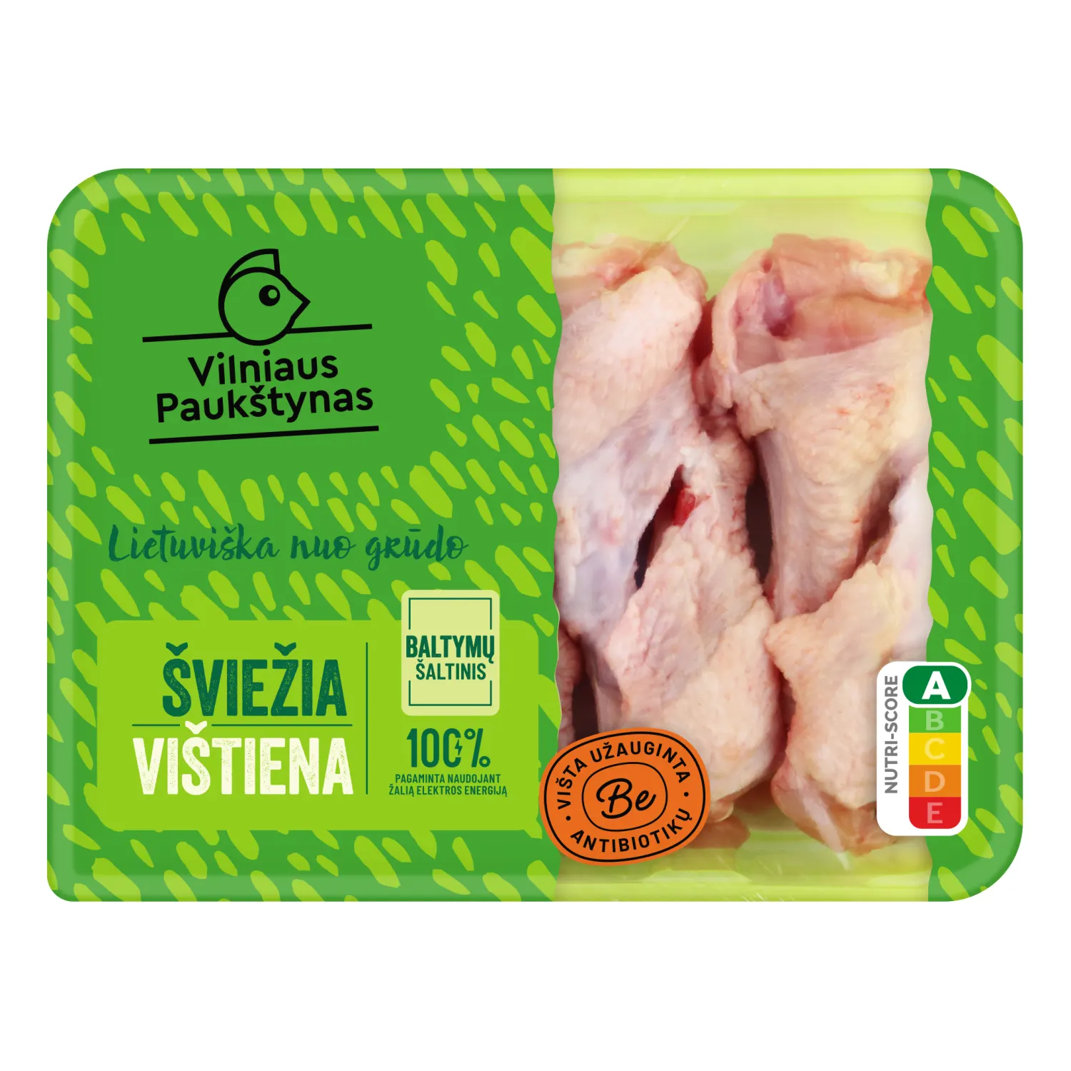 Šv.viščiuko broilerio peteliai be antib.,500g