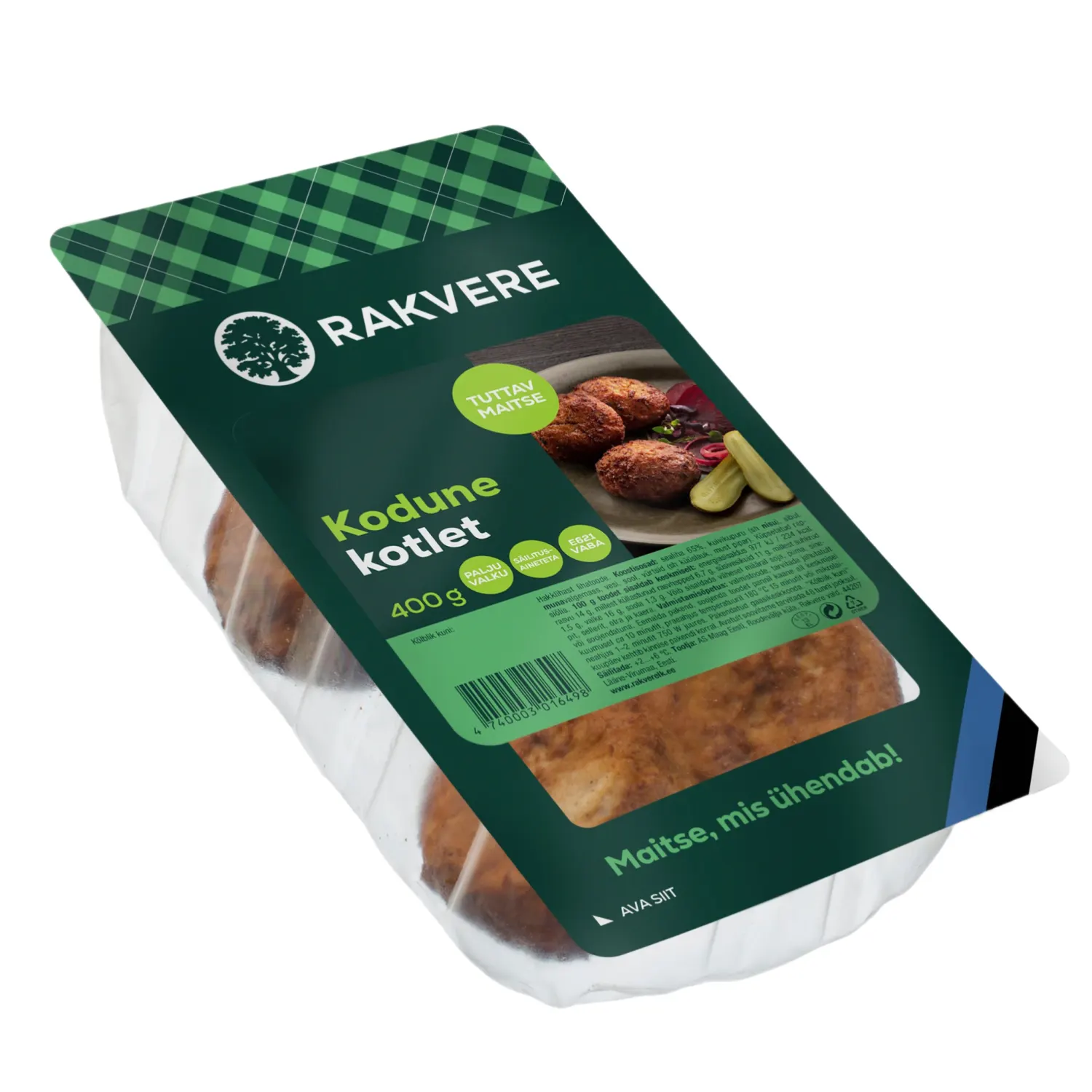 Kodused kotletid Rakvere 400g