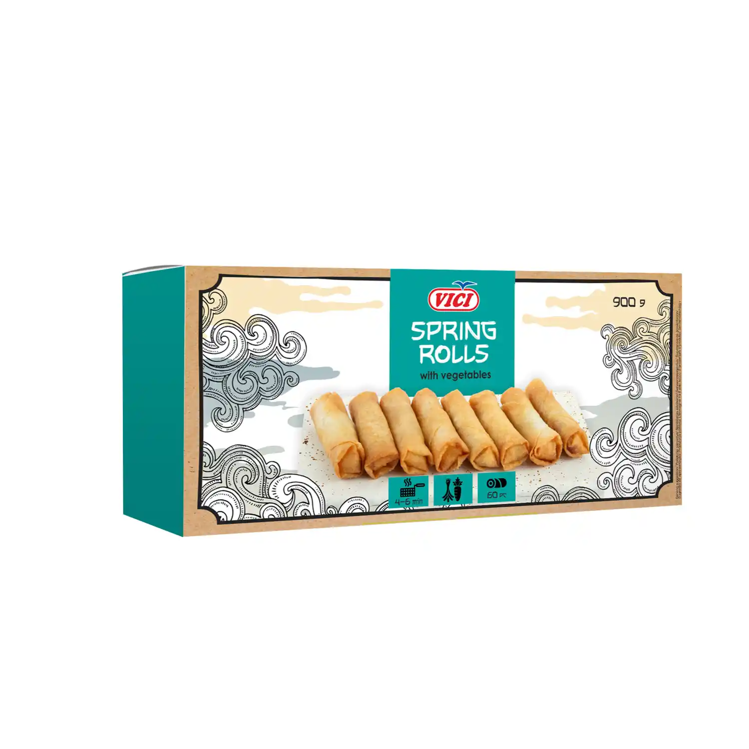 Dārzeņu rullīši Viči ar pild. saldēti 900g
