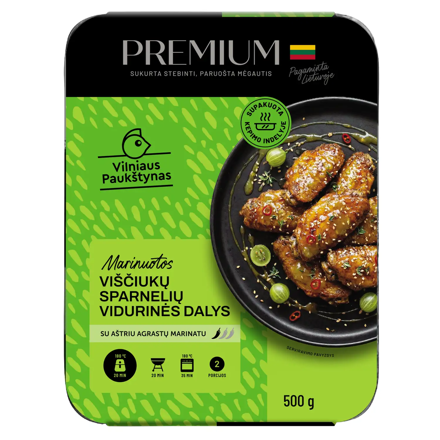 Višč.sparnelių vid.dalys su agr.mar. VP, 500g