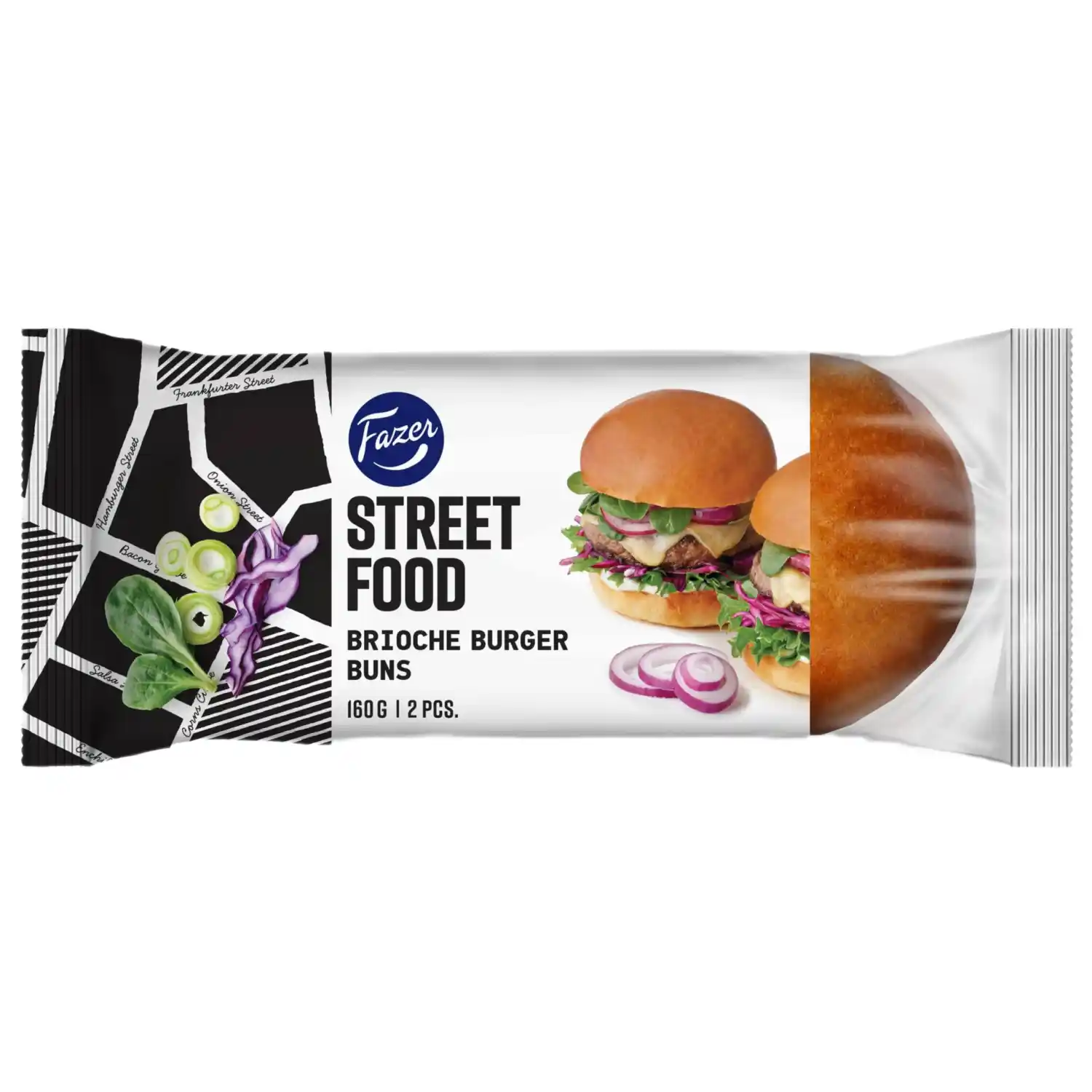 Brioche Burgerikukkel Street Food 160g