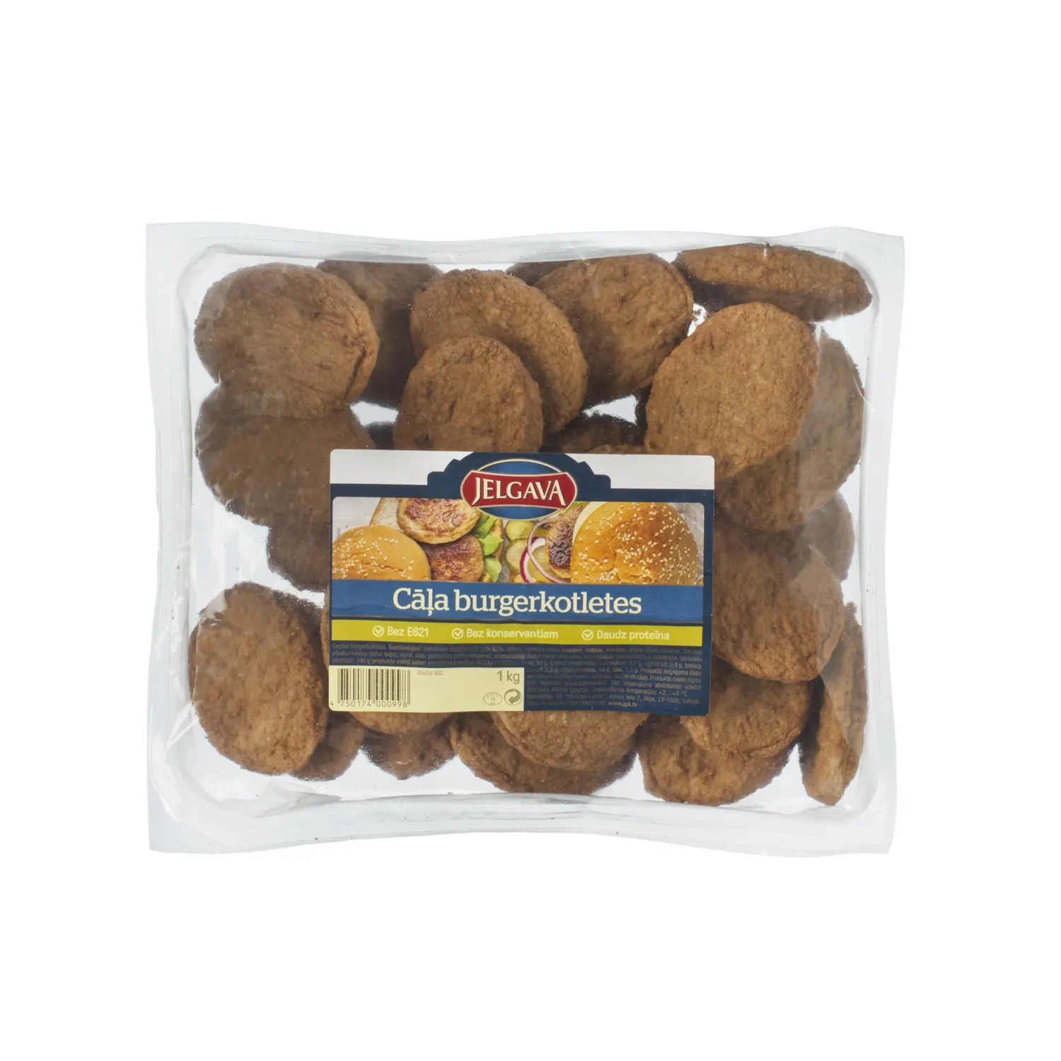 Cāļa burgerkotletes Jelgava XL 1kg
