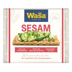 Kvietinės duonelės su sezamo sėkl. WASA ,200g