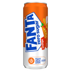 Gazuot. gaiv.gėrimas FANTA ORANGE ZERO, 0,33l