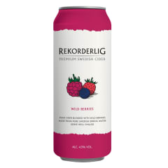Sidras REKORDERLIG WILD BERRIES, 4,5%, 0,5 l