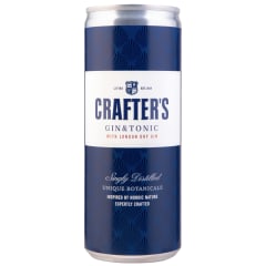 Al. kok. CRAFTER'S GIN & TONIC, 5,5 %, 0,25 l