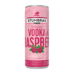 Alk. kok. STUMBRAS VODKA & RASP. 5 %, 0,33 l