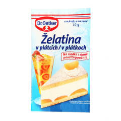 Želatinos lapeliai, 10g