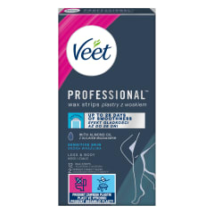 Depiliacinės vaško juostelės VEET, 12vnt.