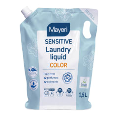 Skalbimo skystis Mayeri Sens. Color pouch1,5L