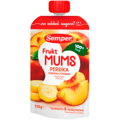 Vais. tyrelė su persik. SEMPER, 6 mėn, 110 g